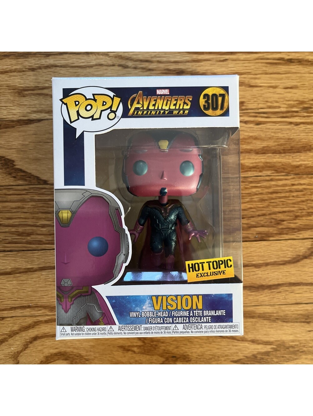 Funko Pop! Vinyl: Marvel - Vision - Hot Topic (HT) (Exclusive) #307